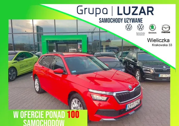 wieliczka Skoda Kamiq cena 75900 przebieg: 64280, rok produkcji 2019 z Wieliczka